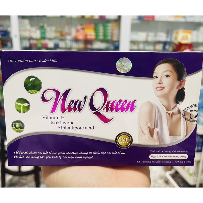 New Queen - Viên uống tăng cường sinh lý nữ (Hộp 60 viên)