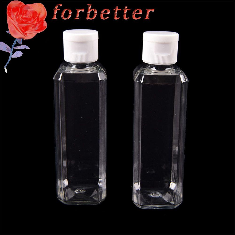 Set 2 Chai Nhựa Trong Suốt Đựng Mỹ Phẩm Tiện Dụng Khi Đi Du Lịch