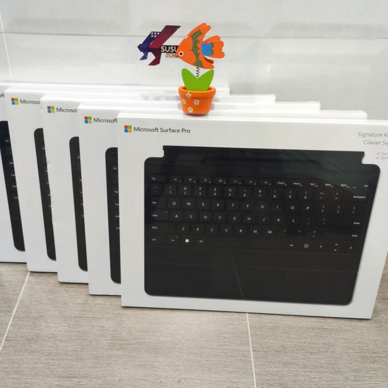 Bàn Phím Surface Pro 8 - 9 có khe sạc bút cảm ứng - Surface Pro X Alcantara - New SEAL - Đủ màu