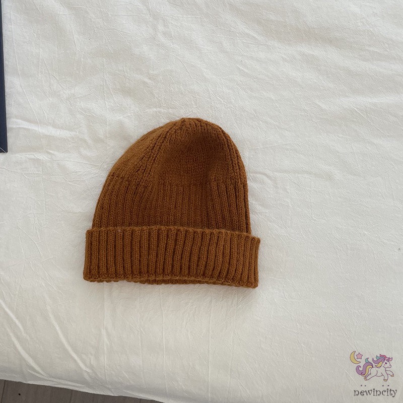 Mũ beanie Màu Sắc Ấm Áp Phong Cách Hàn Quốc Cho Bé