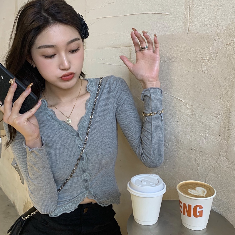 NRVP Áo Thun Nữ Dài Tay Dáng Rộng Phong Cách Hàn Quốc Mới