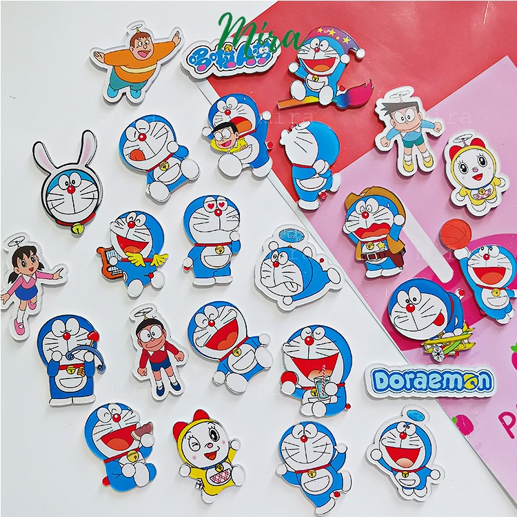 Nam Châm Tủ Lạnh Doremon, Doraemon Trang Trí, Decor Bàn Học,  Bàn Làm Việc, Đính Note MIRA-3D67912