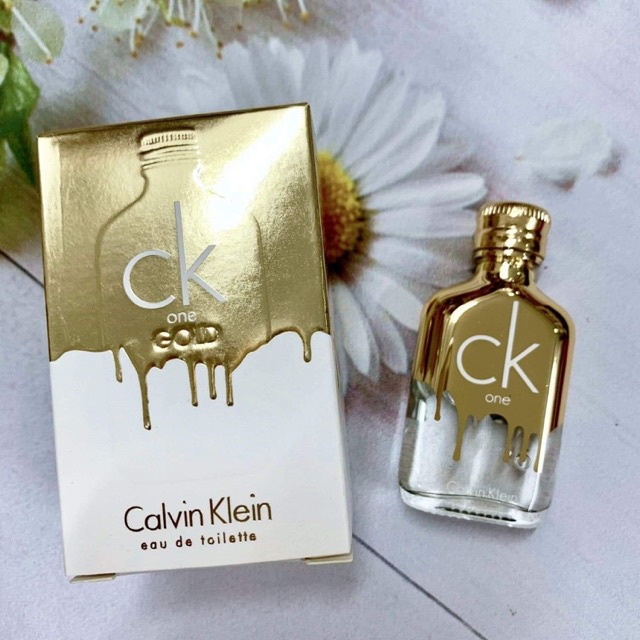 NƯỚC HOA MINI UNISEX CK ONE GOLD 10ML-