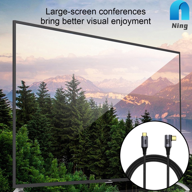 Dây Cáp Sạc Nhanh Truyền Dữ Liệu Tốc Độ Cao Usb4.0 8k60hz Hd 40gbps 3D
