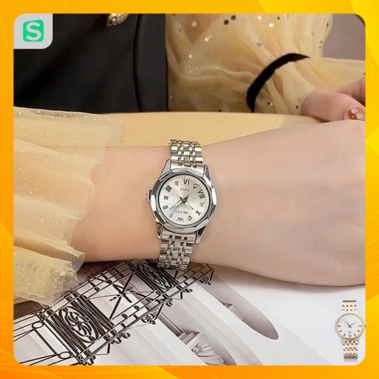 [THƯƠNG HIỆU] OLEVS 9931 Đồng hồ nữ chính hãng Dây đeo bằng thép không gỉ Lịch có chức năng phát sáng Chống thấm nước