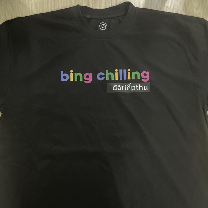 [TURNED NINJA] Áo thun in chữ Bing Chilling