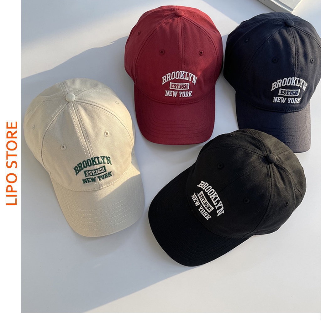 Mũ lưỡi trai cho bé, nón thêu chữ Newyork Be/Đen/Đỏ/Xanh than xuất xịn 2-5 tuổi PK014newyork Lipostore