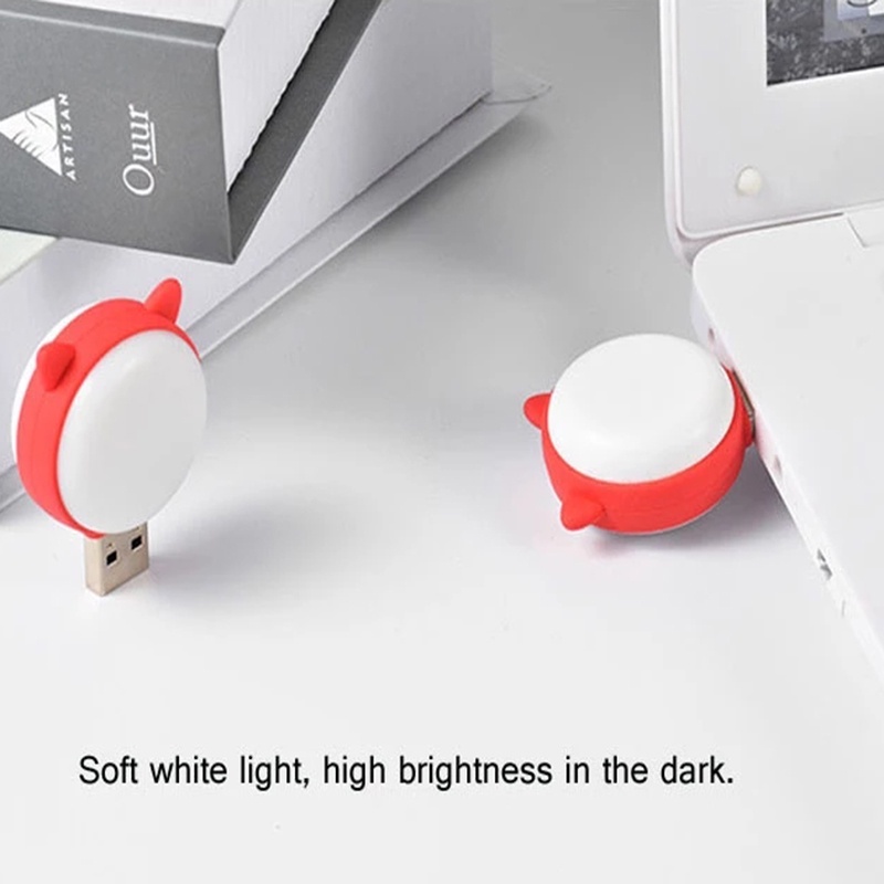 Đèn LED Đọc Sách Bảo Vệ Mắt Hình Mèo Hoạt Hình Dễ Thương Tiết Kiệm Năng Lượng Cổng USB Nhỏ Gọn Phù Hợp Cho Phòng Ngủ / Hành