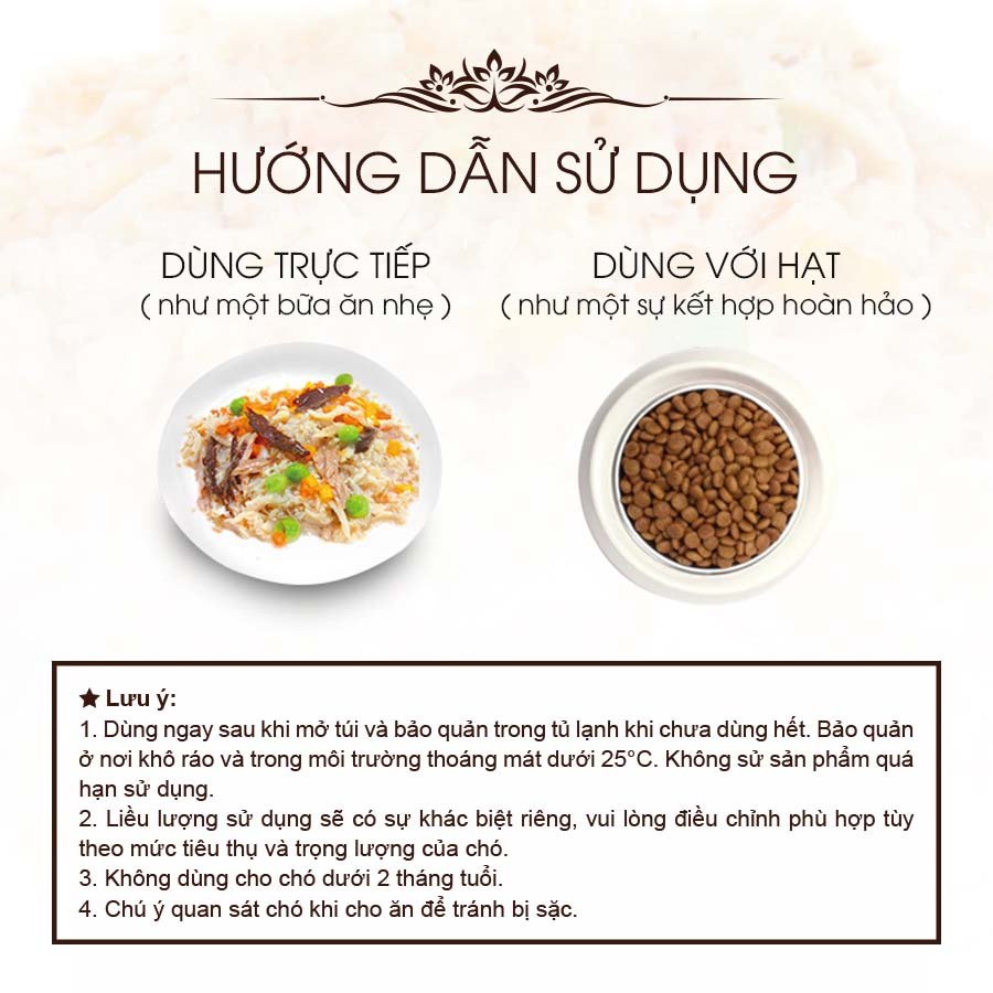 Thịt gà đóng gói Doggy Man cho chó - gói 70gr