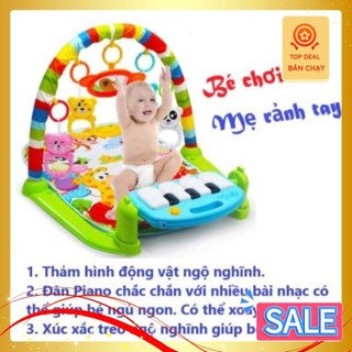 Thảm chơi piano có nhạc đèn