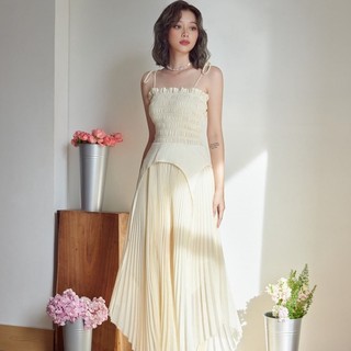 Đầm xếp ly hai dây ononmade dorothy midi dress