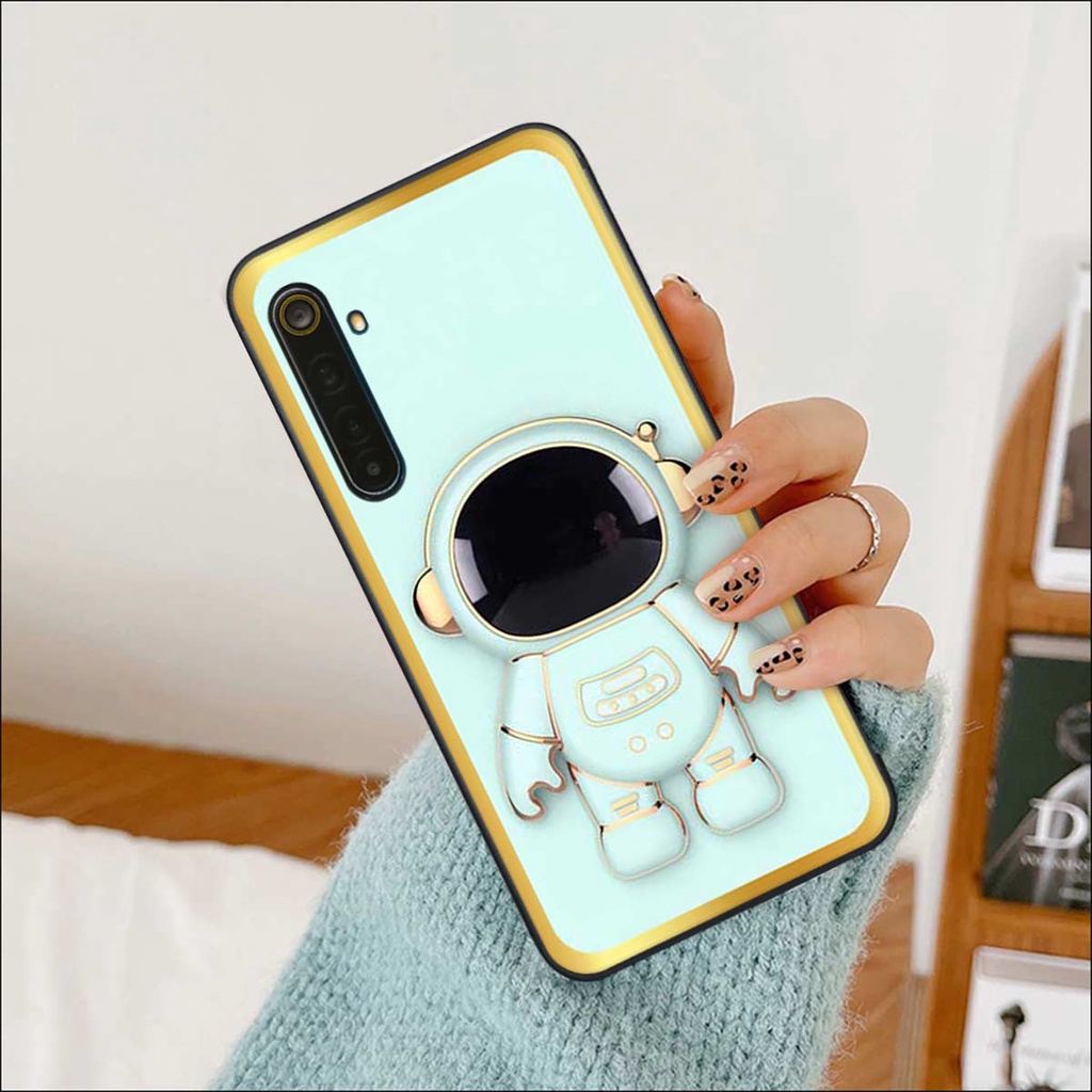 Ốp lưng Realme 6 / 6 Pro in hình hiệu ứng 3D phi hành gia robot đáng yêu, ốp rẻ đẹp