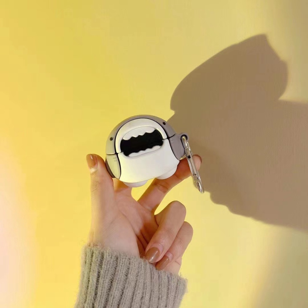 Vỏ Bảo Vệ Hộp Sạc Tai Nghe bluetooth Không Dây Bằng Silicon Mềm Họa Tiết Hoạt Hình 3D Dễ Thương Cho Baseus Bowie Wm05 TWS