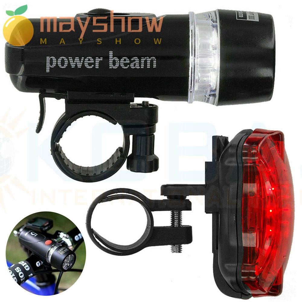 Bộ Đèn Pin Cảnh Báo An Toàn Trước Và Sau Chống Nước Cho Xe Đạp