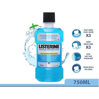 Nước súc miệng Listerine 750ml