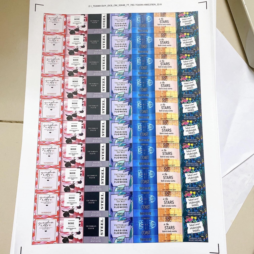 Tem nước hoa Maison Kurkdjian Baccarat - 85 tem