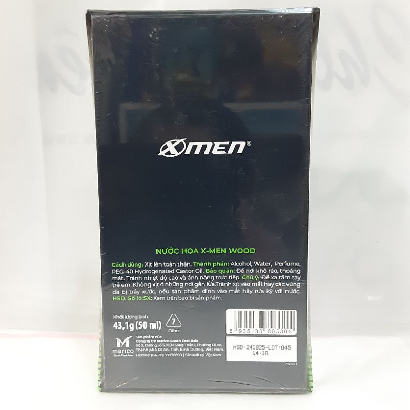Nước hoa X-Men Sport Wood 50ml