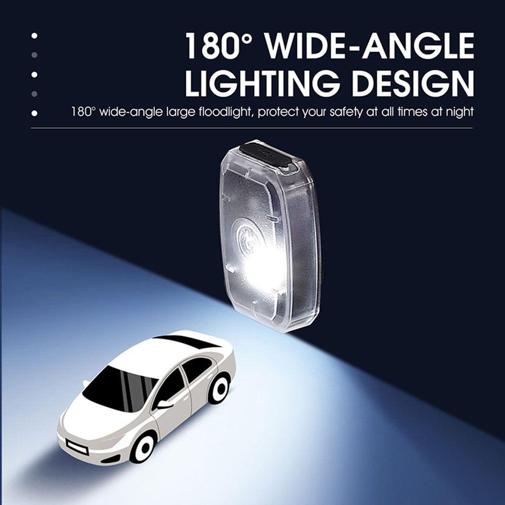 Đèn LED Hai Màu Sạc USB Gắn Đuôi Xe Đạp Leo Núi DANILO