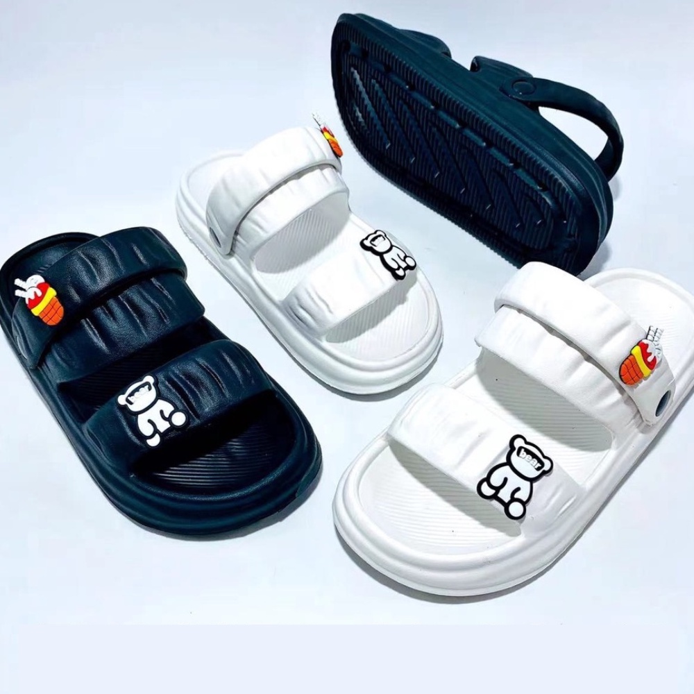 Dép sandal - dép đi trong nhà siêu nhẹ gắn sticker dễ thương