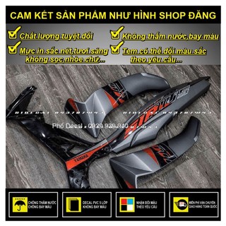 TEM RỜI SIRIUS MẪU 2020 XÁM CAM - 