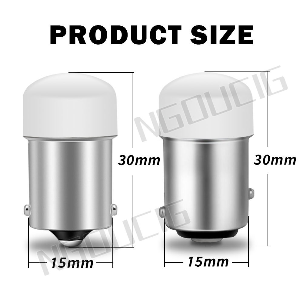 Bóng Đèn Phanh Xe Hơi / Xe Máy NGOUCIG 2022 New 1156 LED 1157 BAY15D P21W 5W DRL BA15S P21W