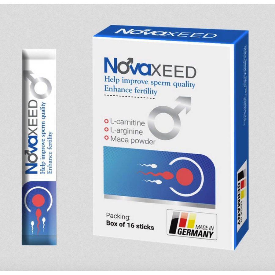 NOVAXEED  - Hộp 16 gói, hỗ trợ sức khoẻ nam giới