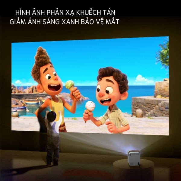 Máy Chiếu Mini Full HD 1080 Kết nối Điện thoại  - Bảo Hành 12 Tháng