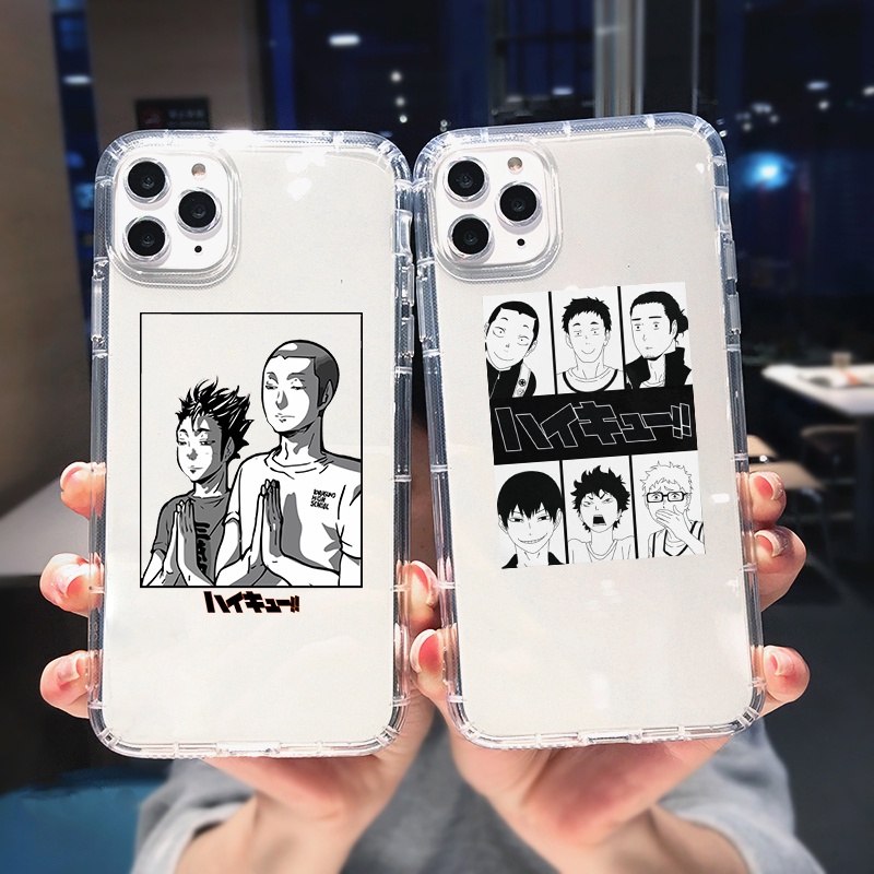 Ốp Điện Thoại Mềm Chống Sốc Hình Anime Nhật Bản Cho IPhone 8 Plus 12 11 Pro X XS MAX 6 7XR 13 Haikyuu