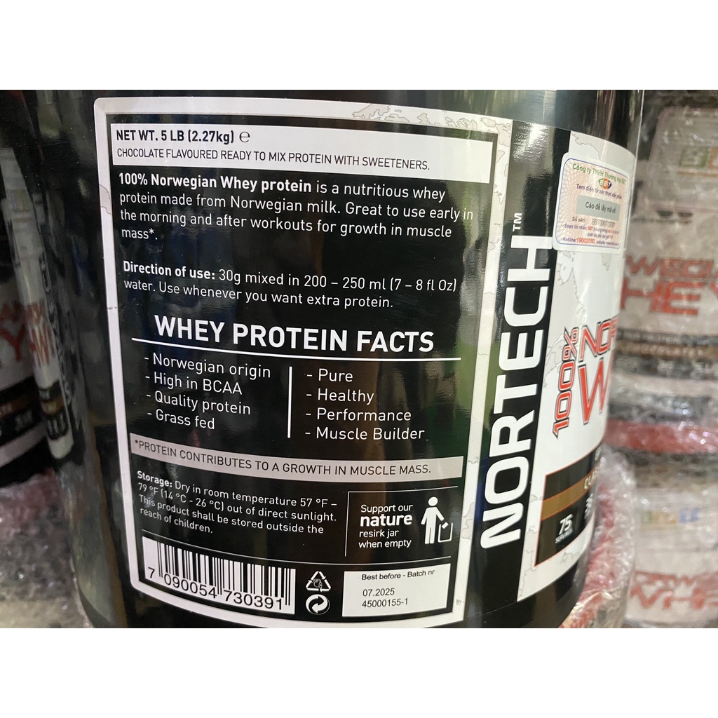 100% NORWEGIAN WHEY PROTEIN 2KG 75 LẦN DÙNG - CHÍNH HÃNG BBT NHẬP KHẨU NA UY