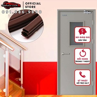 Gioăng dán cánh cửa bám dính chắc chịu lực tốt giành cho cửa sắt, cửa inox Trendyhome ron dấu cộng đa lớp chịu va chạm