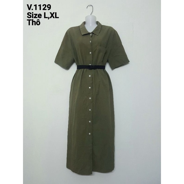 VÁY SƠ MI DÁNG DÀI