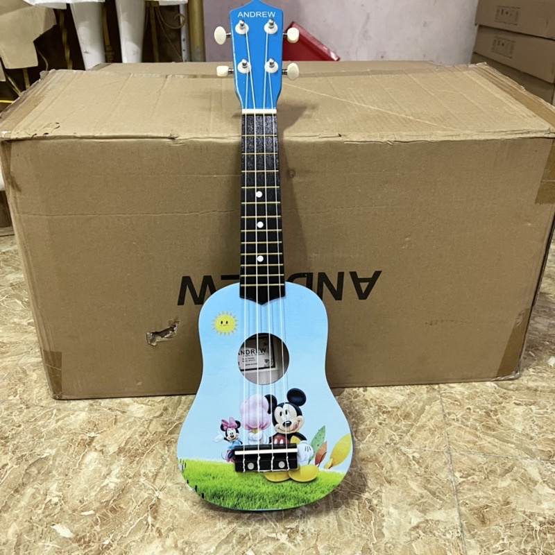 Đàn ukulele cần gỗ Andrew thanh lý tồn kho