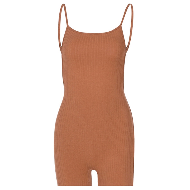 Áo Liền Quần Hai Dây Hở Lưng Màu Sắc Thời Trang Mùa Hè Gợi Cảm Cho Nữ