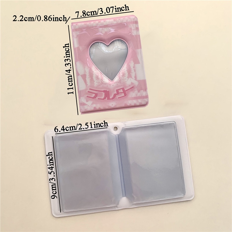 Album Đựng Ảnh Họa Tiết Ngôi Sao / Trái Tim Dễ Thương 3 inch 40