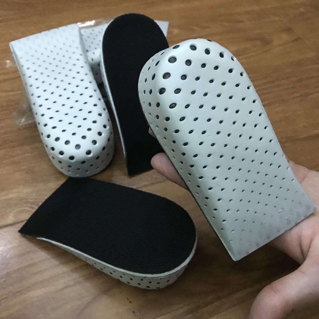 Miếng Lót Gót Độn Đế Giày Tăng Chiều Cao 4D EVA 3cm, 4cm