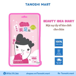Mặt nạ tẩy tế bào chết cho chân Beauty Idea Diary bản Đài - Tanoshi Mart
