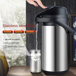 Bình đựng nước nóng giữ nhiệt 4l bằng thép không gỉ tiện dụng