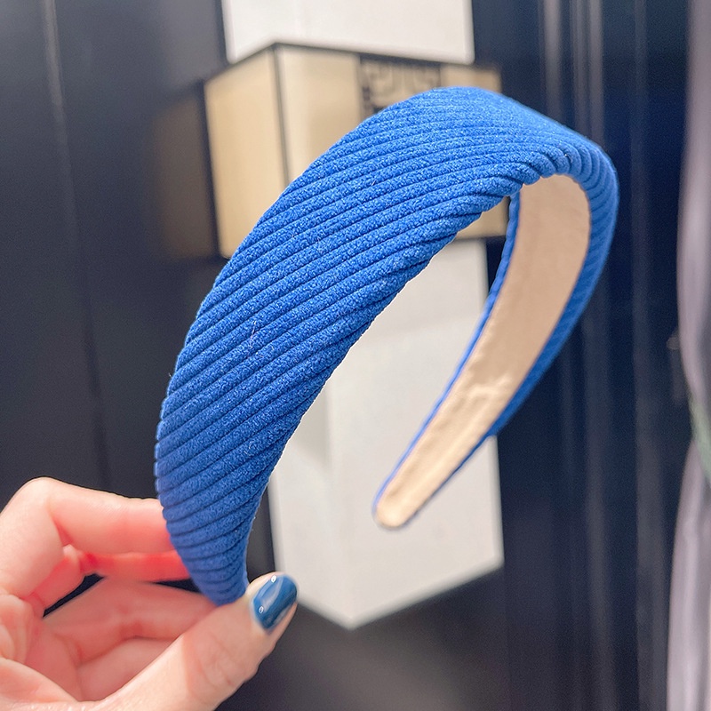 Băng Đô Cài Tóc Rửa Mặt Bằng Nhung Dày Dặn Phong Cách Hàn Quốc Cổ Điển