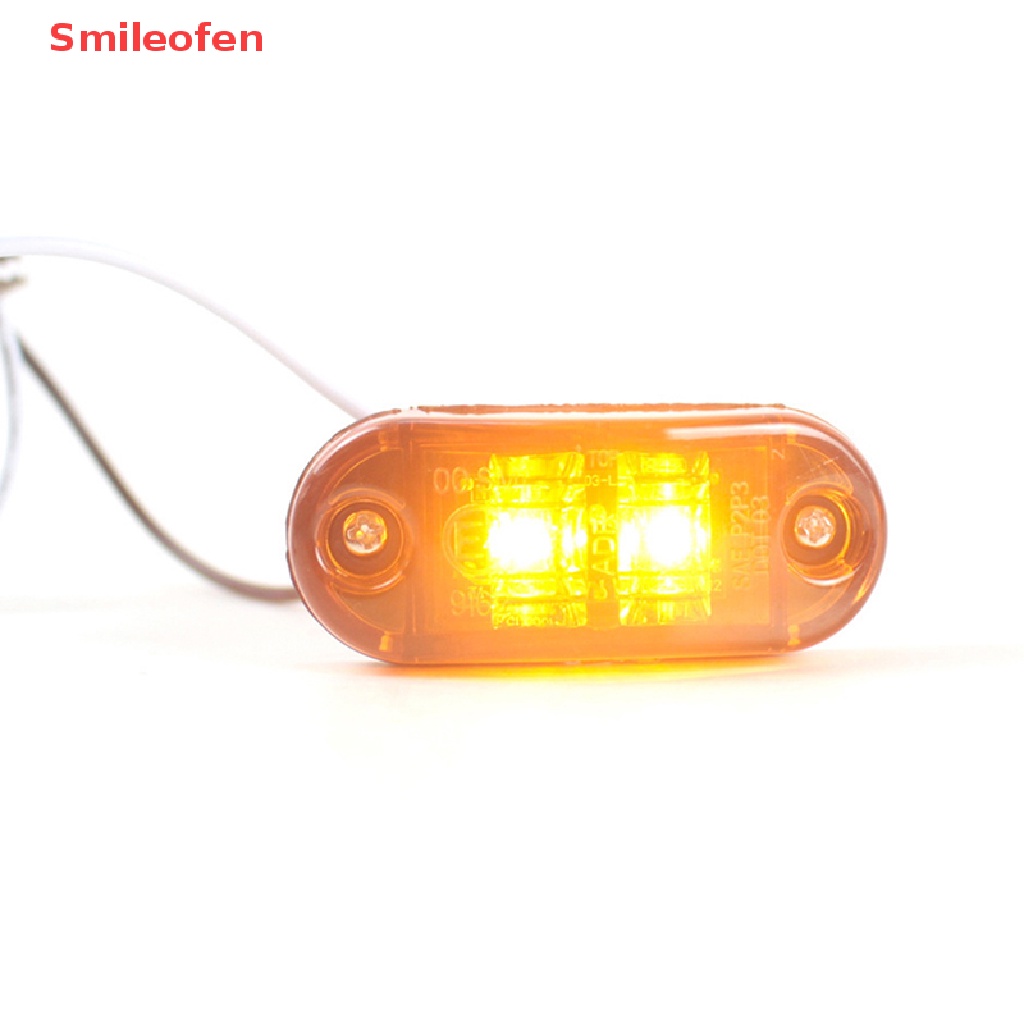 1 Đèn LED Cảnh Báo 10V 30V Ánh Sáng Trắng / Vàng / Đỏ Mới Cho Xe Hơi / Xe Tải