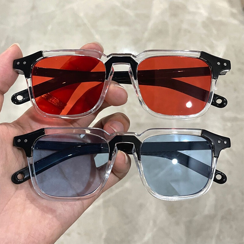 Kính Mát Gọng Vuông Phong Cách Hip hop Thời Trang 2022 Mới Cho Nam Và Nữ