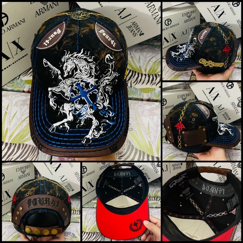 Nón Four 41 loang bạch mã