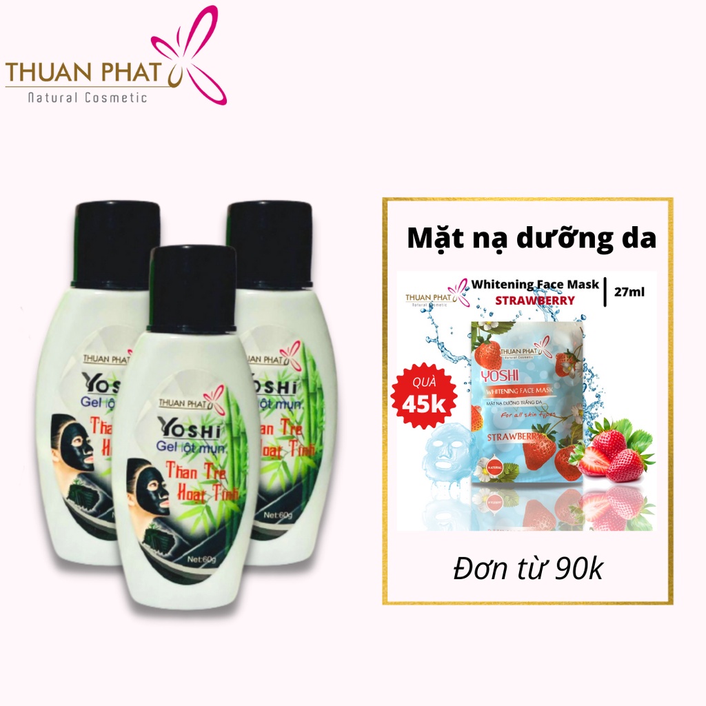 Gel lột mụn than tre hoạt tính - than tre hút sạch mụn cám, mụn đầu đen