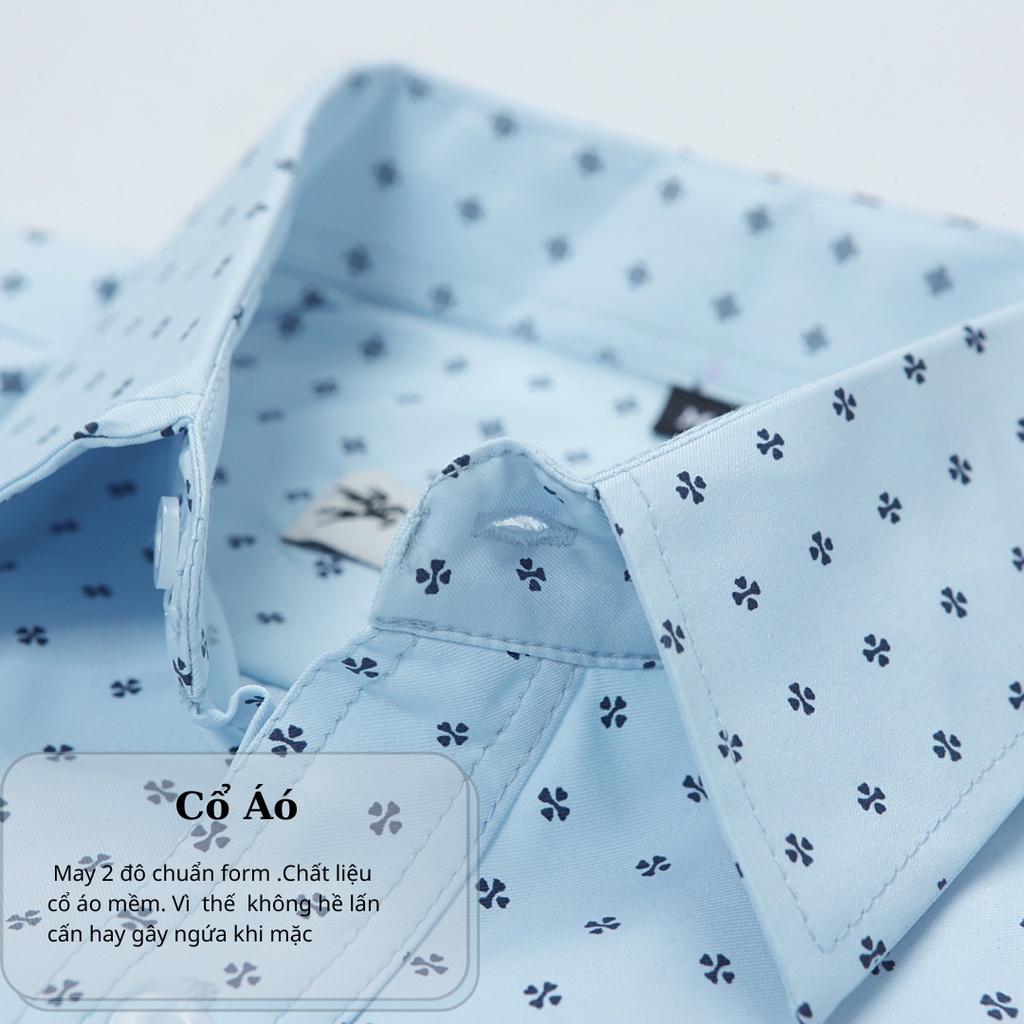 Áo sơ mi nam ngắn tay trung niên vải lụa mềm mịn co giãn form rộng có túi ALUA12