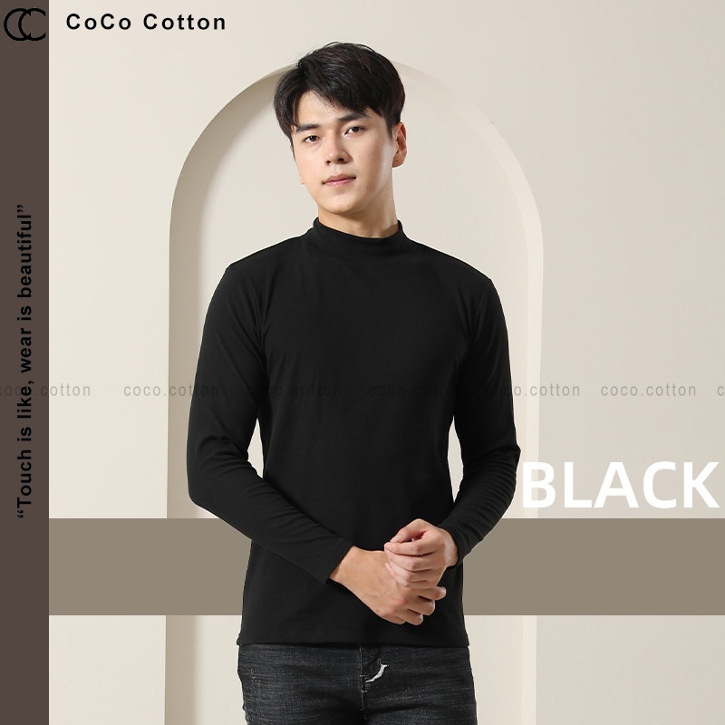 Áo giữ nhiệt nam dài tay thu đông COCOCOTTON CC15