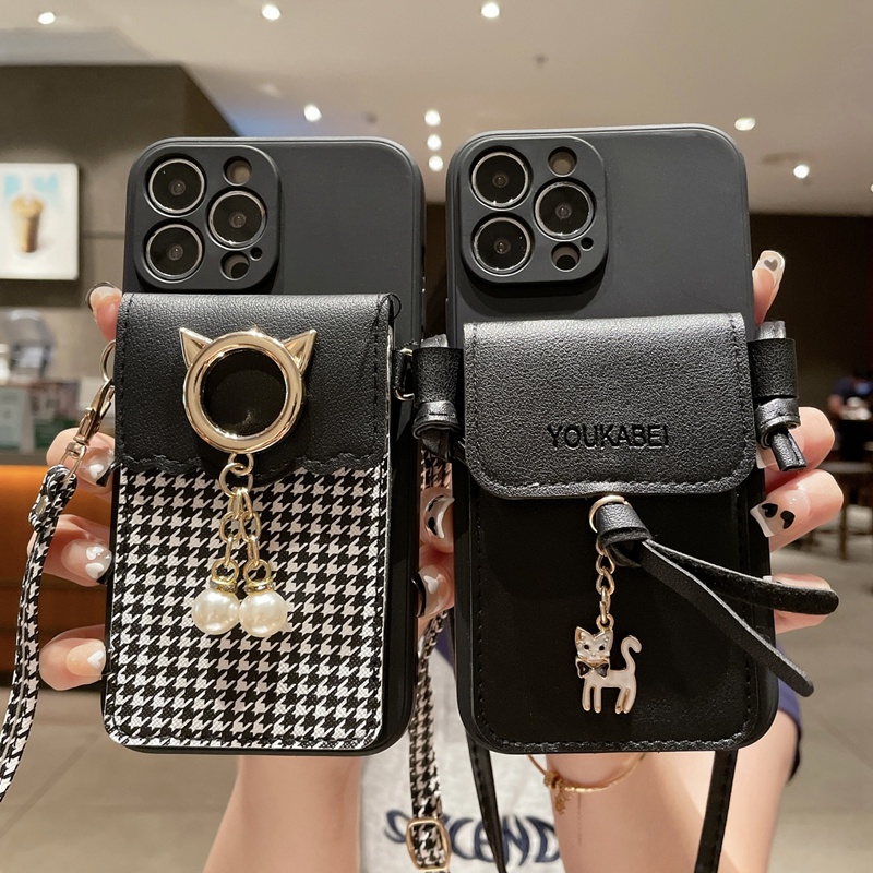 Ốp Điện Thoại Mềm Dạng Ví Đựng Thẻ Cho Realme 5 i 7 8 5G 9 Pro Plus C11 C25Y C25S C20 C30 C33 C35 C3 C12 C15 C21Y