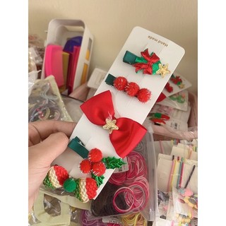 Set 5 kẹp tóc Noel Siêu Xinh Cho Bé