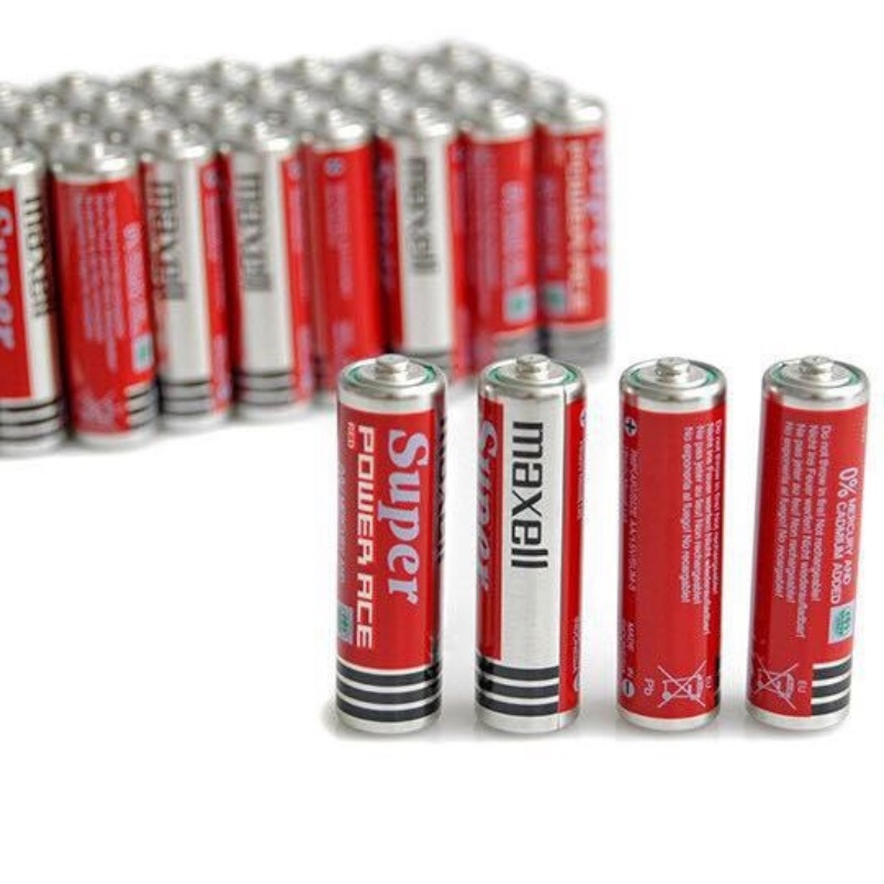 Pin Maxell Super Đỏ - Hộp 40 Viên Pin Tiểu AA (2A) 1.5V cao cấp bền gấp 8 lần pin thông thường, không bị chảy nước