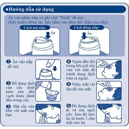 Dung dịch rửa mắt Nhật Bản Eyemiru Wash: date mới 7-2024