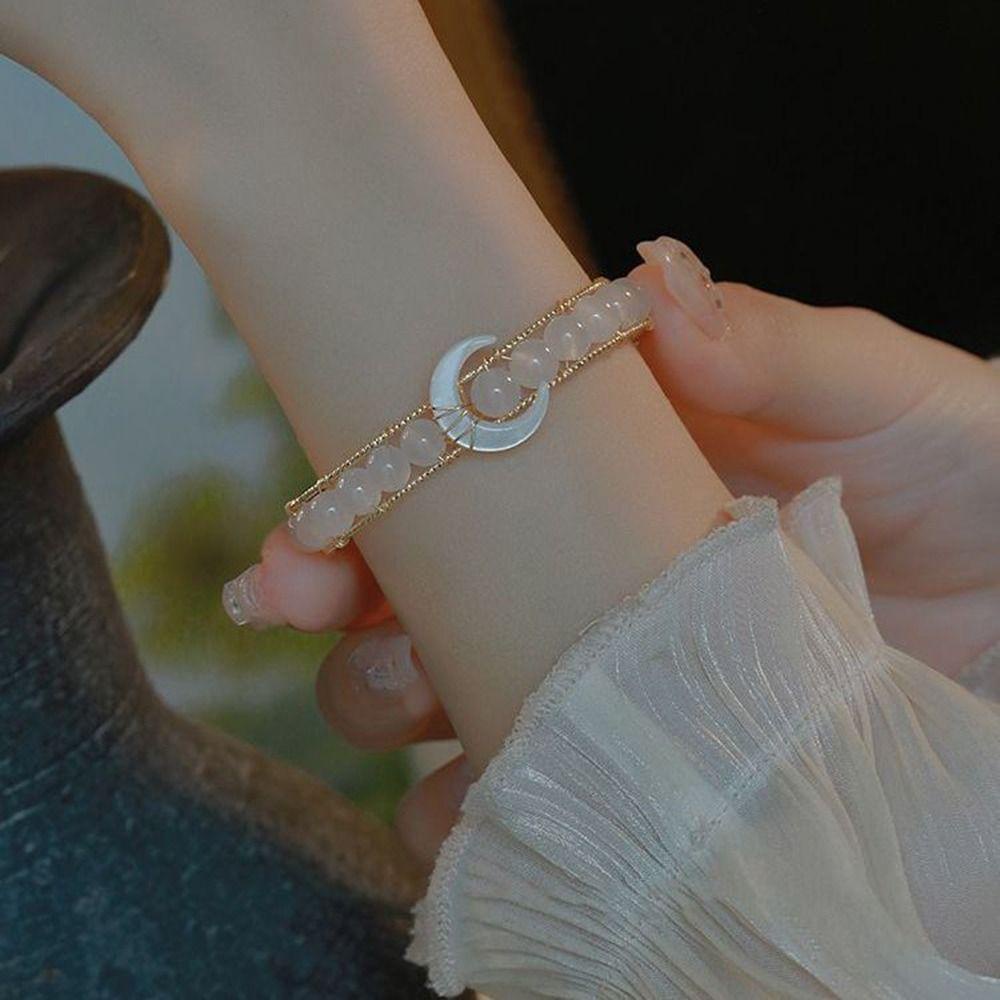 FORBETTER Vòng Đeo Tay Họa Tiết Bướm Phong Cách Trung Hoa Cổ Điển Thời Trang