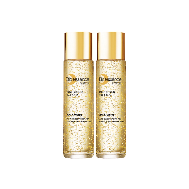 Combo 2 Nước dưỡng ngăn ngừa lão hóa vàng 24k Bio-Gold Bio-Essence 150ml/chai